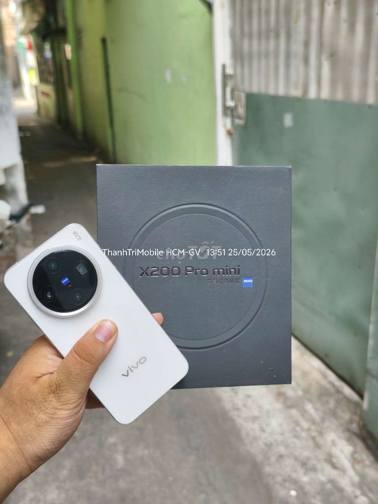 Vivo X200 Pro Mini 16/512GB Trắng fullbox. Mua bán Điện thoại tại Quận Gò Vấp Tp Hồ Chí Minh được đăng bởi Thanh Tri hình 1