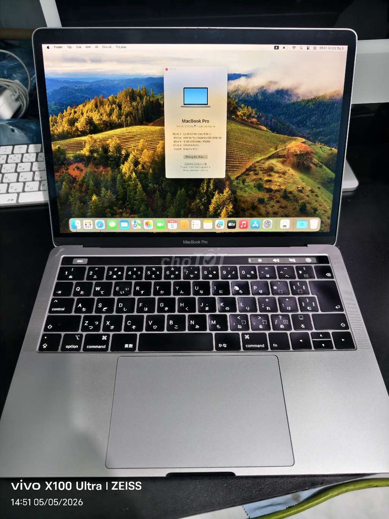 Apple MacBook Pro 2019 i5 13.3 inch 16GB/256GB. Mua bán Laptop tại Thành phố Trà Vinh Trà Vinh được đăng bởi Thái Pt hình 1