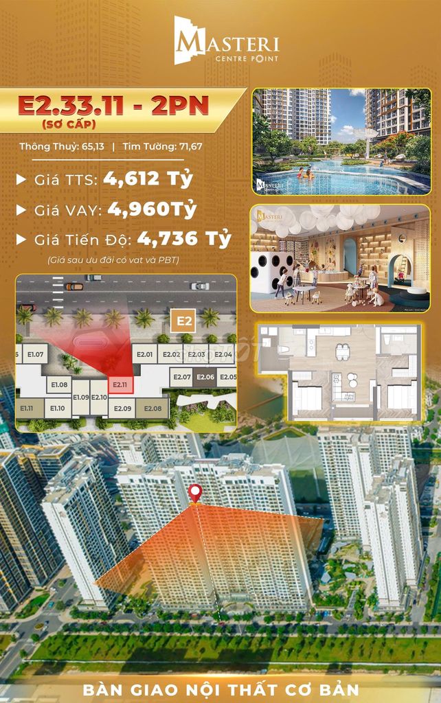 CẬP NHẬT GIỎ HÀNG MASTERI CENTRE PONIT GIÁ TỐT. Mua bán căn hộ/chung cư tại Thành phố Thủ Đức Tp Hồ Chí Minh được đăng bởi Phương Ngọc hình 3