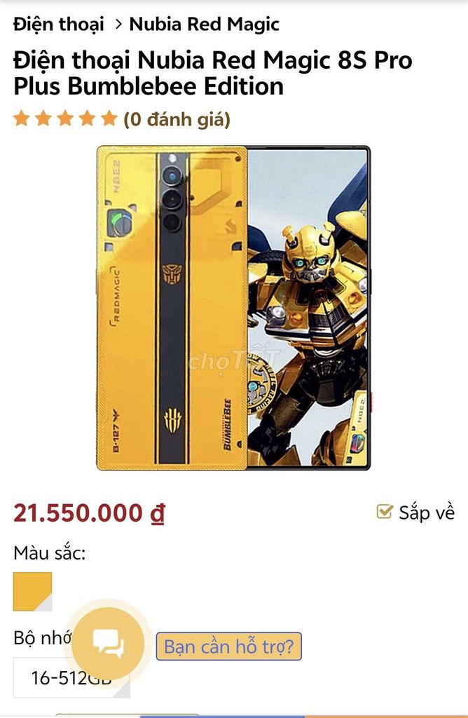 Nubia Magic 8SPro+ Bumblebee Edition 16GB-512GB. Mua bán Điện thoại tại Thành phố Thuận An Bình Dương được đăng bởi SMARTPHONE ĐAM MÊ  hình 1