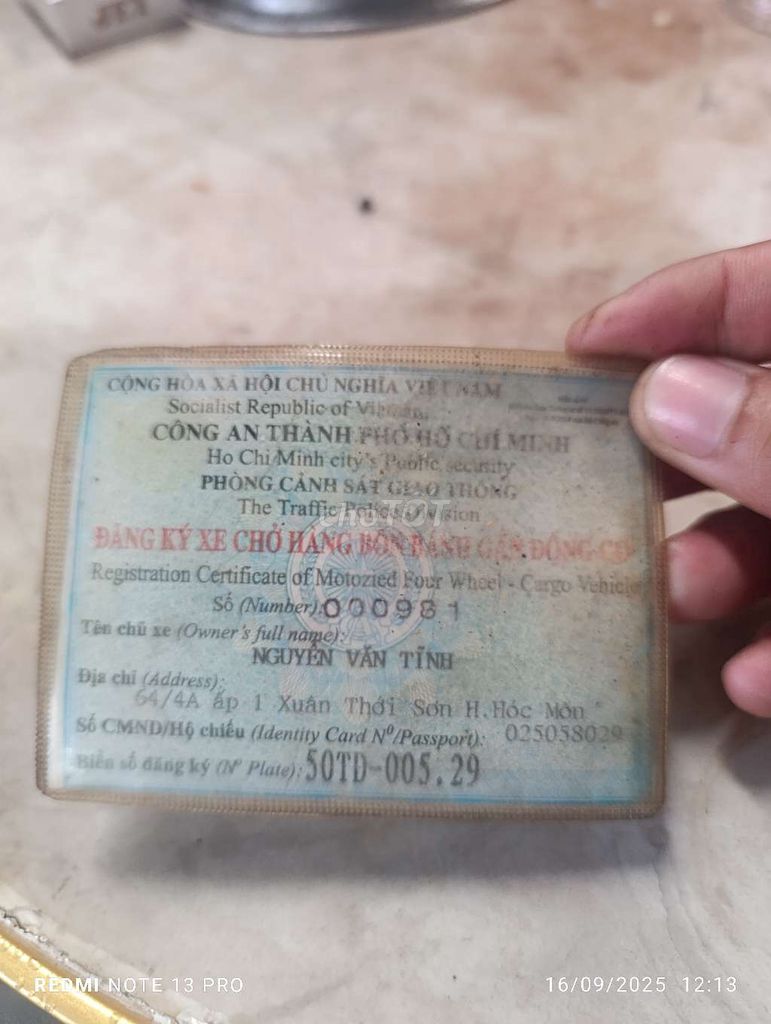 Cần bán xe. Mua bán Xe tải, xe ben tại Quận Tân Bình Tp Hồ Chí Minh được đăng bởi Trần Minh Đức hình 5