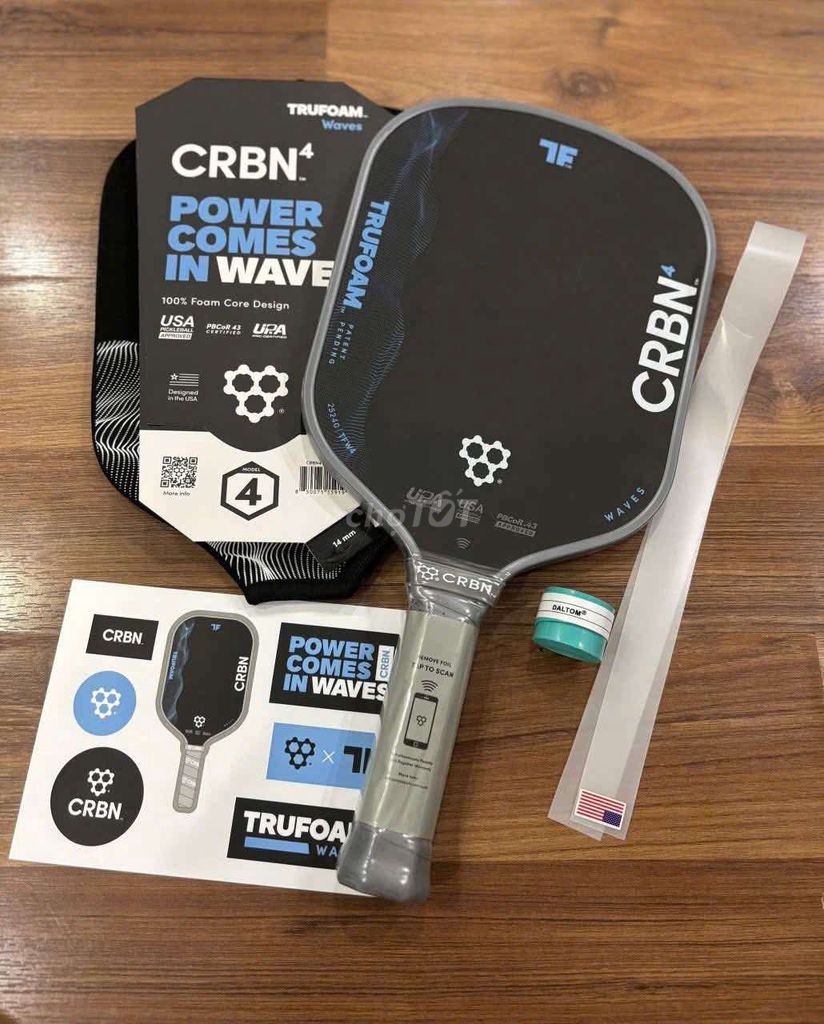 Vợt Pickleball CRBN TruFoam Waves Đen