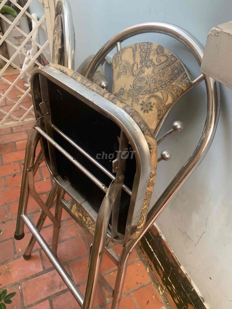 Ghế xếp Inox Bạc. Mua bán Bàn ghế tại Quận 12 Tp Hồ Chí Minh được đăng bởi Ngọc dung hình 1