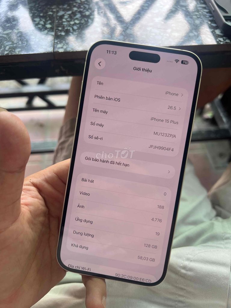 Apple iPhone 15 Plus 128GB Vàng. Mua bán Điện thoại tại Thành phố Thuận An Bình Dương được đăng bởi Trung Apple Ko bán góp hình 1