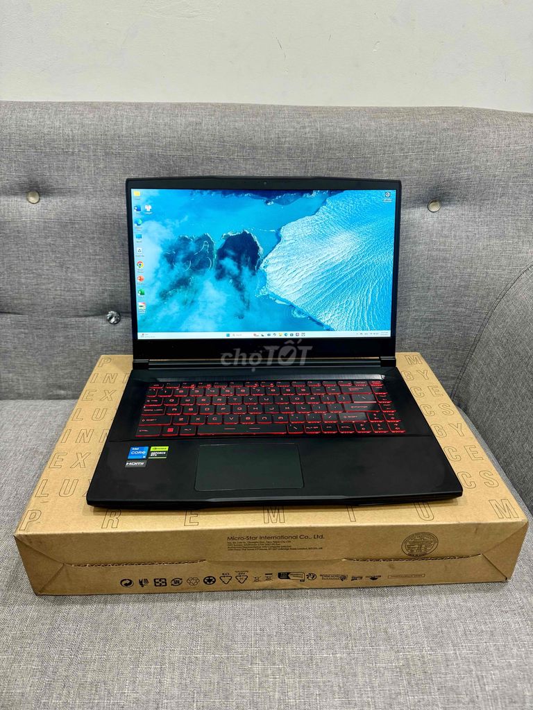 Laptop MSI Gaming cấu hình cao likenew Fullbox