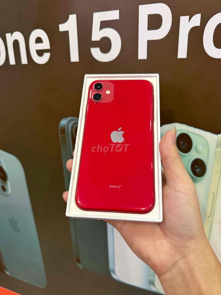 iPhone 11 64GB Đỏ quốc tế mỹ pin thay new. Mua bán Điện thoại tại Quận 3 Tp Hồ Chí Minh được đăng bởi Nam Á Mobile hình 1