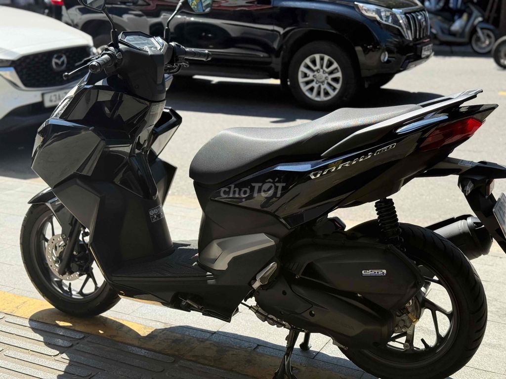 Черный глянцевый смарт-ключ Honda Vario 160 куб. см