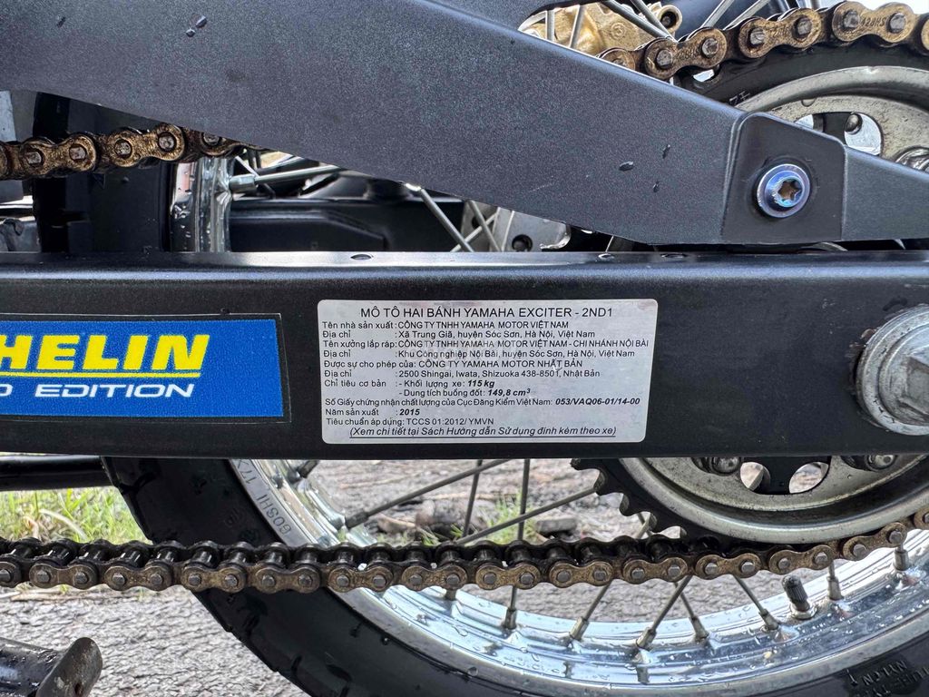 EX150 Xanh Gp 2015 máy bao zin/100. Mua bán Xe máy tại Quận Bình Thuỷ Cần Thơ được đăng bởi Qui Rùa Xe Tải Củ hình 13