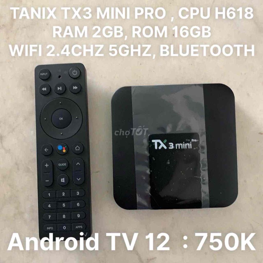 Đầu Box Tivi TANIX TX3 MINi PRO Android TV 12