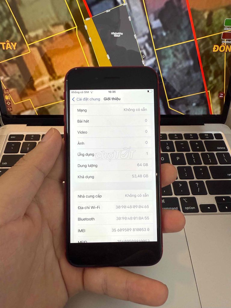 Apple iPhone 8G 64GB Đỏ Nhật Bản Đã sử dụng. Mua bán Điện thoại tại Quận Hoàng Mai Hà Nội được đăng bởi Đinh Thế Dũng hình 1