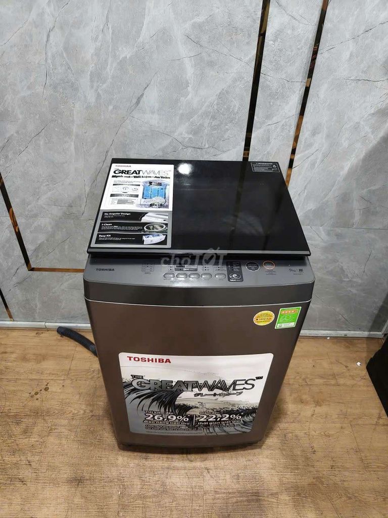 Máy giặt Toshiba 9kg zin đẹp tiết kiệm điện . Mua bán Máy giặt tại Huyện Bình Chánh Tp Hồ Chí Minh được đăng bởi Thùy Linh hình 1