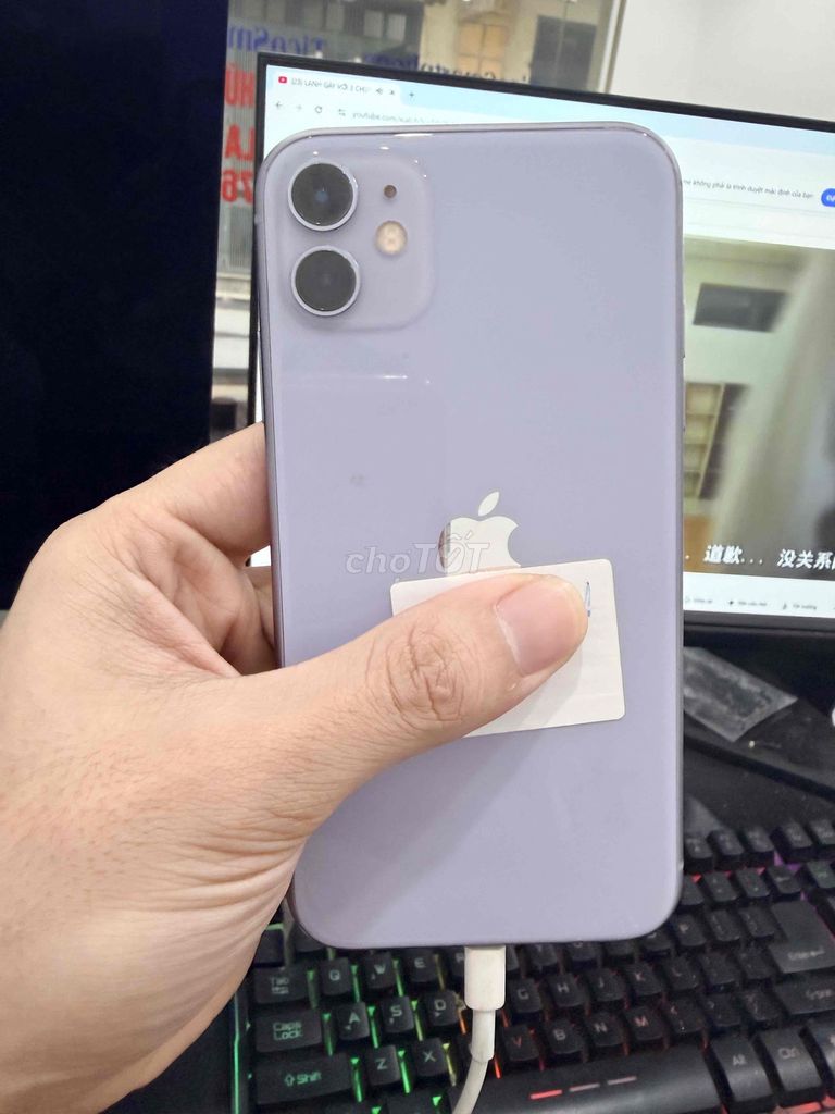 Apple iPhone 11 64GB qte zin đẹp Tím Đã sử dụng. Mua bán Điện thoại tại Quận Cầu Giấy Hà Nội được đăng bởi TicoSmartphone hình 1