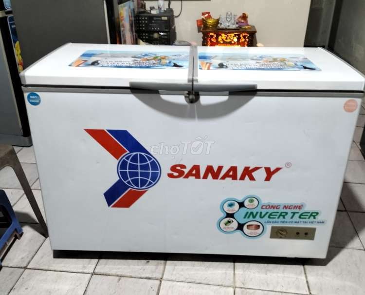 Tủ đông mát Sanaky 300lít như hình