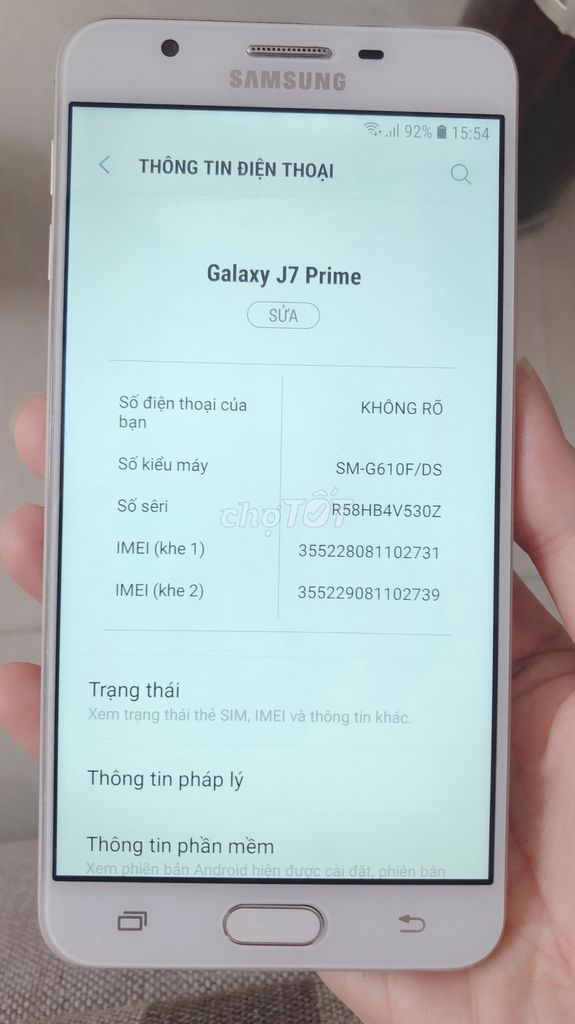 0963807945 - Samsung Galaxy J7 Prime
