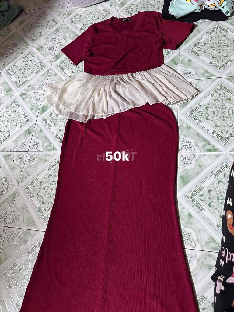 Đầm Nữ Bigsize Đỏ đô, Trắng 65-80kg. Mua bán Quần áo tại Quận Bình Tân Tp Hồ Chí Minh được đăng bởi Trần thị ngọc giàu hình 1
