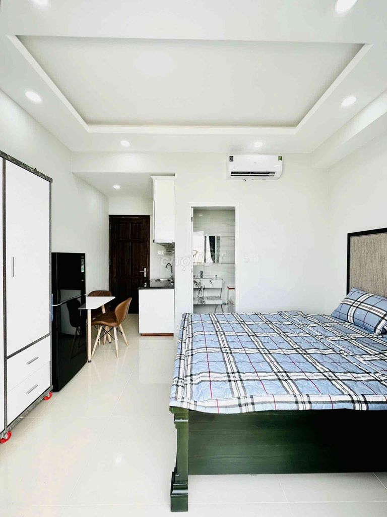 studio rộng 30m2 có bancol riêng ngay Chợ Bà Chiểu