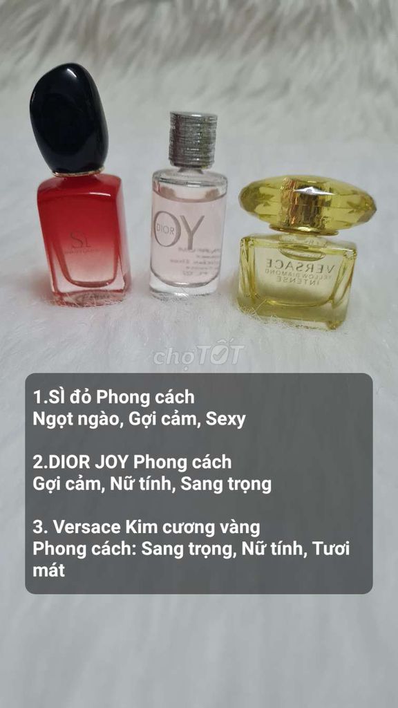 Lọ nước hoa mini dành cho Nữ