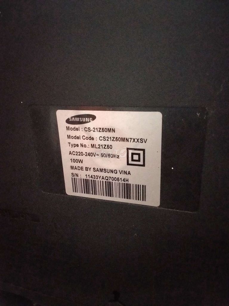 Tivi Samsung CS-21Z50MN Đã sử dụng. Mua bán Tivi, Âm thanh tại Thành phố Long Xuyên An Giang được đăng bởi Đoàn  Hoà hình 1
