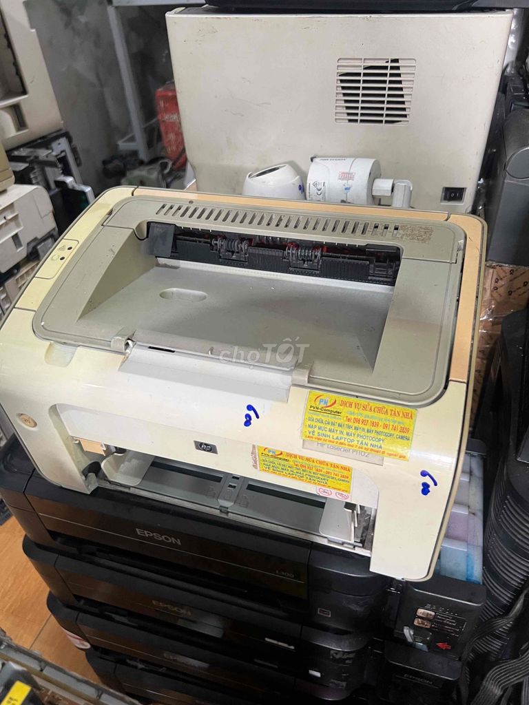 Máy in HP LaserJet P1102 Trắng kem. Mua bán Đồ dùng văn phòng tại Quận Phú Nhuận Tp Hồ Chí Minh được đăng bởi Bông Lee hình 1