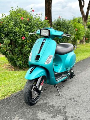 🔀🔀 Vespa S125cc.3VIE Phun Xăng.Màu Xanh Nhám Spoty