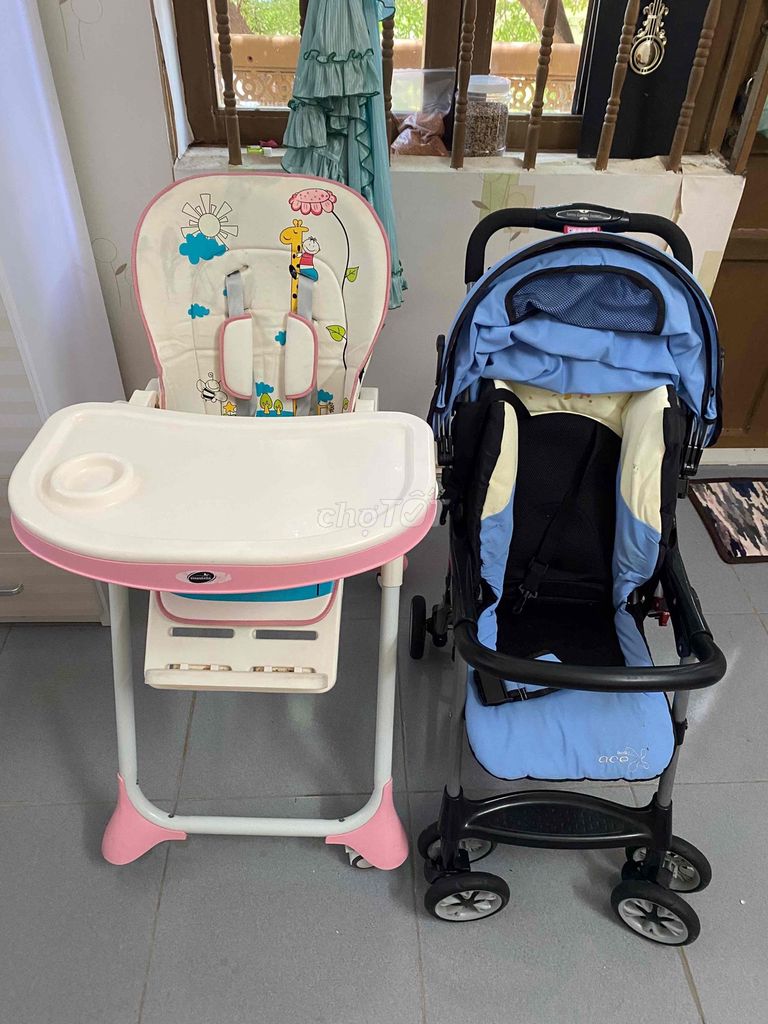 thanh lý nghế ngồi ăn dặm và xe đẩy cho em bé. Mua bán Mẹ và bé tại Thành phố Vũng Tàu Bà Rịa - Vũng Tàu được đăng bởi tien hình 1