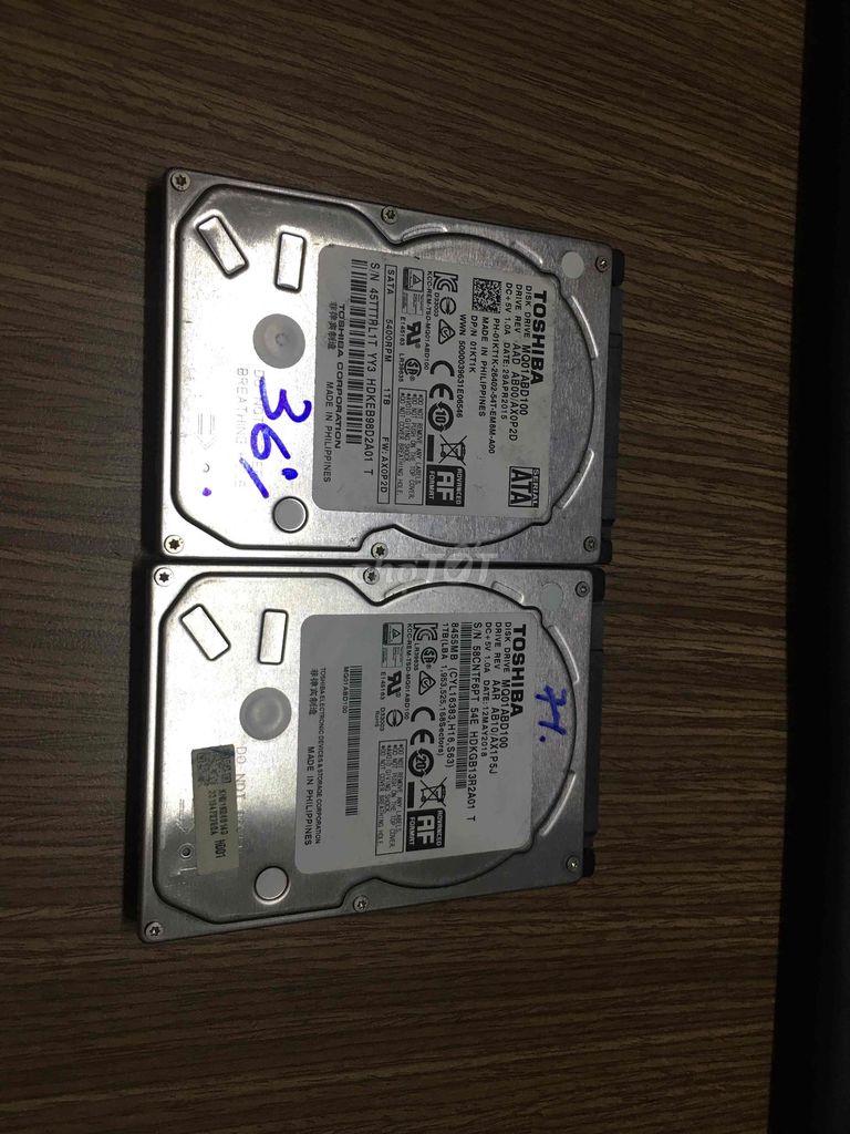 Ổ cứng HDD Toshiba 1TB Sức khoẻ kém. Mua bán Linh kiện (RAM, Card...) tại Quận 5 Tp Hồ Chí Minh được đăng bởi lê hoàng khanh hình 1