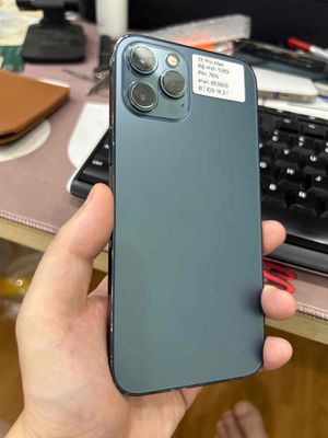 iPhone 12 ProMax 128G quốc tế màu xanh full cn
