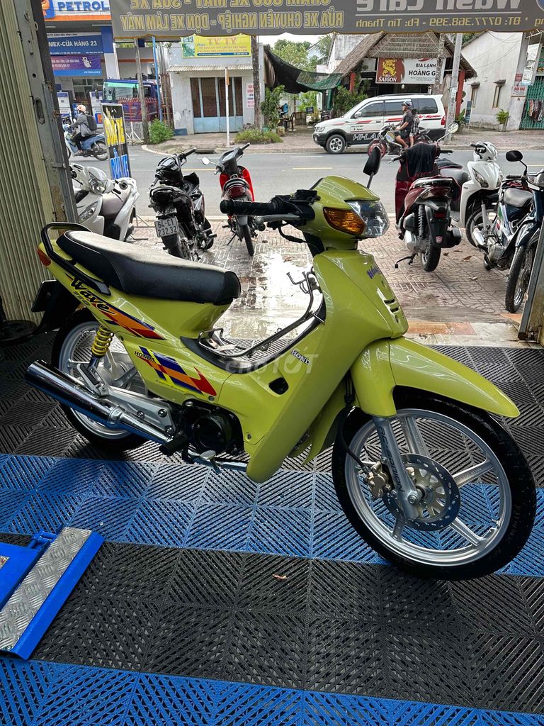 Honda Wave Alpha 110 màu Vàng. Mua bán Xe máy tại Thành phố Vĩnh Long Vĩnh Long được đăng bởi Thanh Tín hình 1