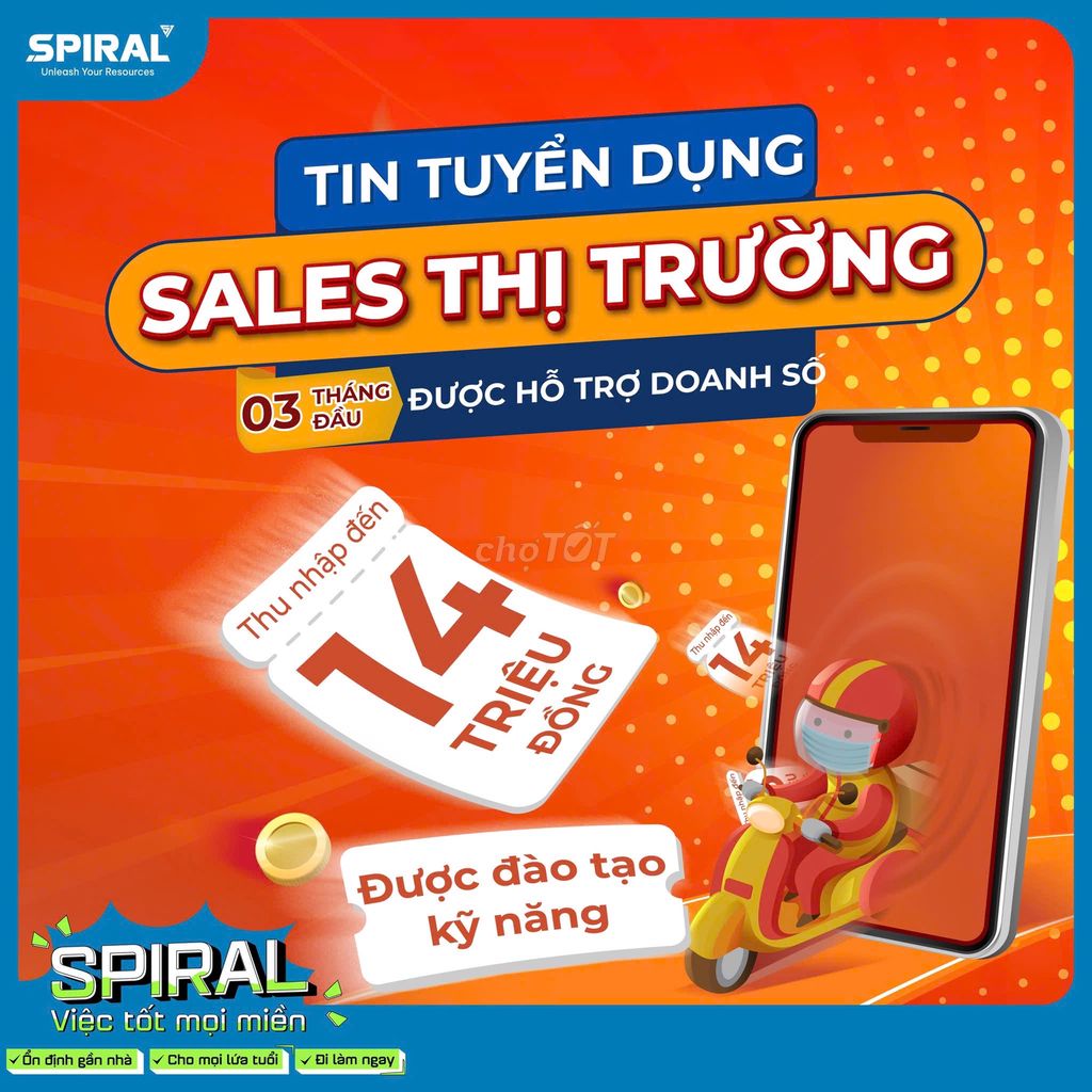 COCA COLA - TUYỂN NHÂN VIÊN SALE THỊ TRƯỜNG