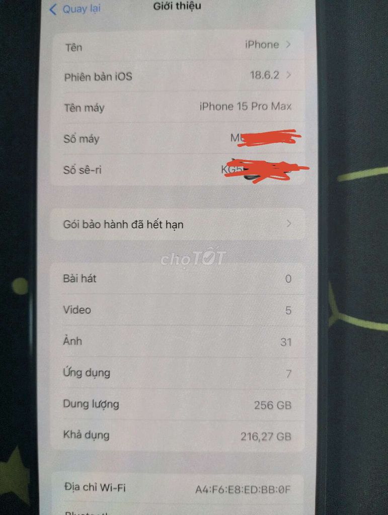 Apple iPhone 15 Pro Max 256GB Xanh 85%. Mua bán Điện thoại tại Huyện Văn Giang Hưng Yên được đăng bởi hoàng hình 1