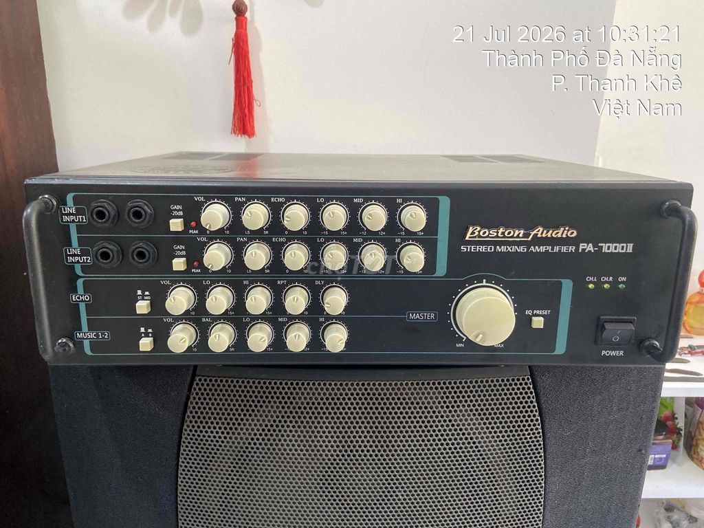 Amply Boston Audio PA-7000II 700W Korea 🇰🇷❤️💥. Mua bán Tivi, Âm thanh tại Quận Thanh Khê Đà Nẵng được đăng bởi Võ Tùng  hình 1
