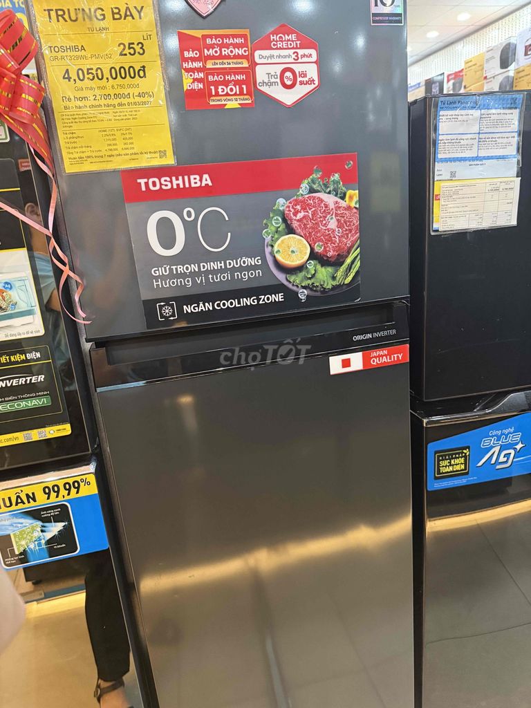 Tủ lạnh Toshiba 253 lít. Mua bán Tủ lạnh tại Thành phố Vũng Tàu Bà Rịa - Vũng Tàu được đăng bởi Lê Thị Hồng Oanh hình 1