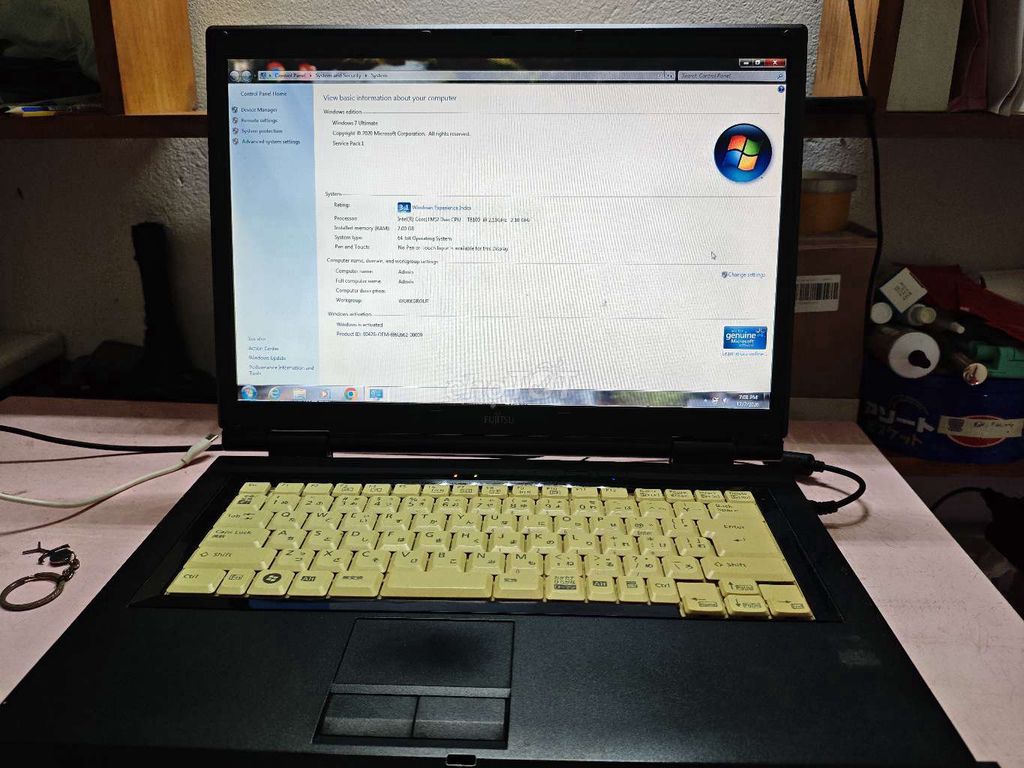 cânc bán laptop Fujitsu FMV-A8260 80GB Windows 7. Mua bán Laptop tại Quận Dương Kinh Hải Phòng được đăng bởi Phạm Long hình 1