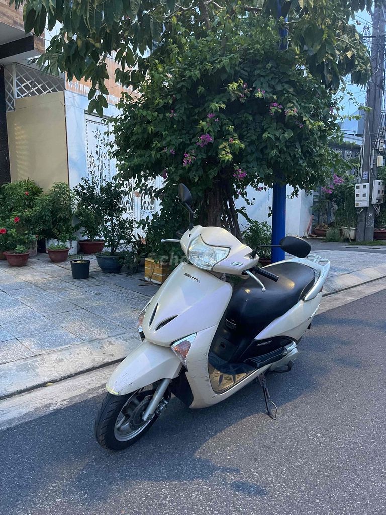 Honda Lead Fi 110 кремово-желтый