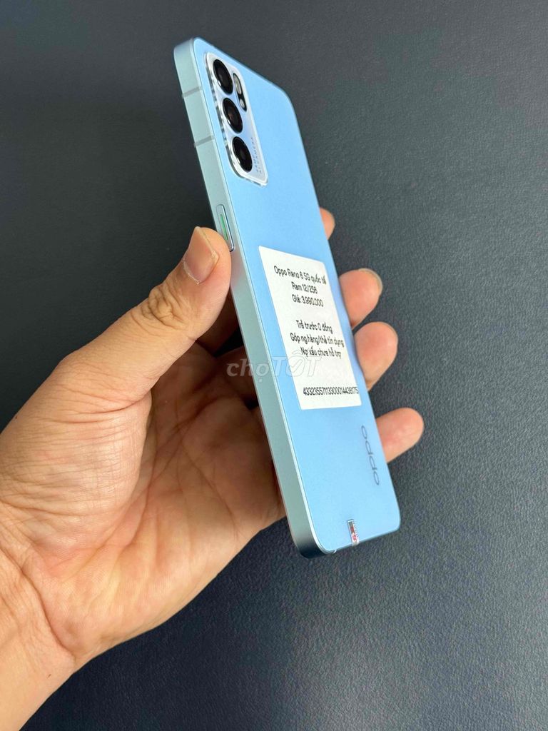 OPPO Reno 6 5G 12GB/256GB Xanh. Mua bán Điện thoại tại Thành phố Long Xuyên An Giang được đăng bởi Khoa Knmobile An Giang hình 1