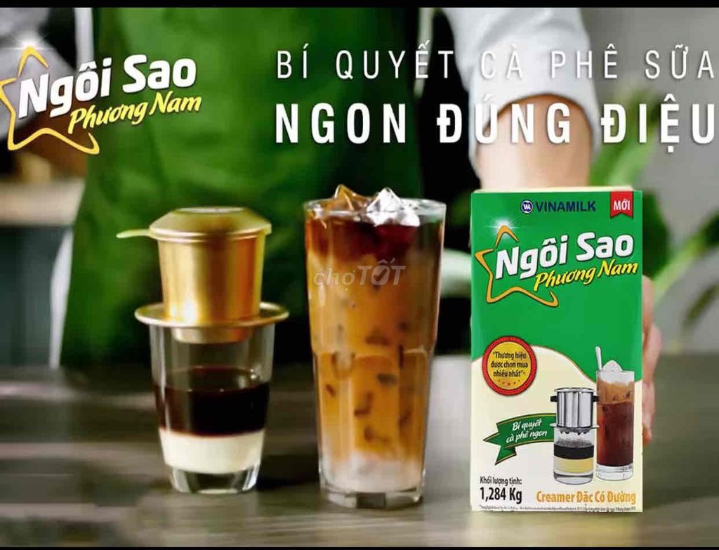 sữa đặc Ngôi sao PN xanh lá hộp 1284g