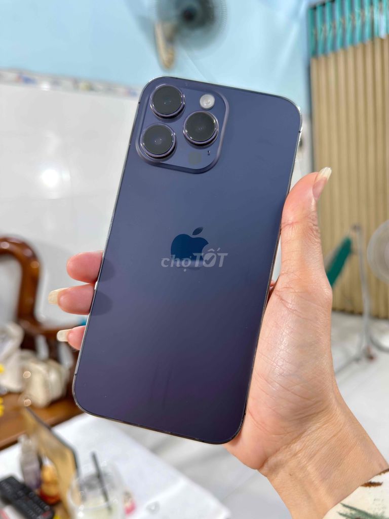 Apple iPhone 14 Pro Max 128GB Tím Đã qua sử dụng. Mua bán Điện thoại tại Thành phố Biên Hòa Đồng Nai được đăng bởi Huỳnh  hình 1