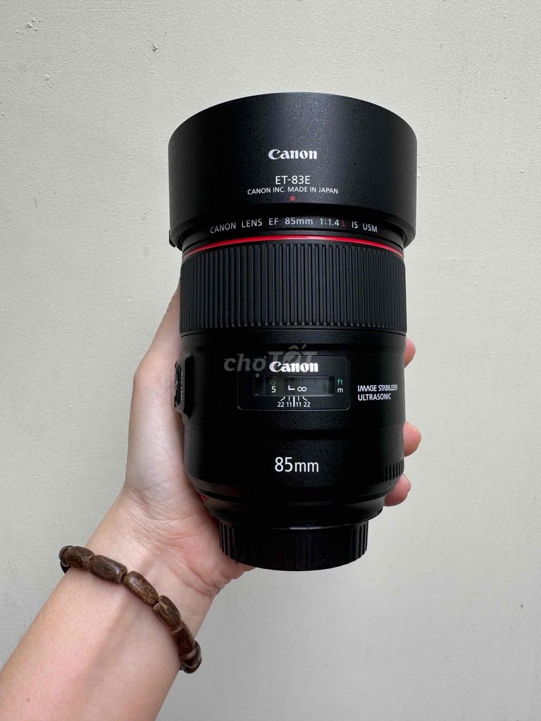 Canon EF 85mm F1.4 L IS USM mới 99%