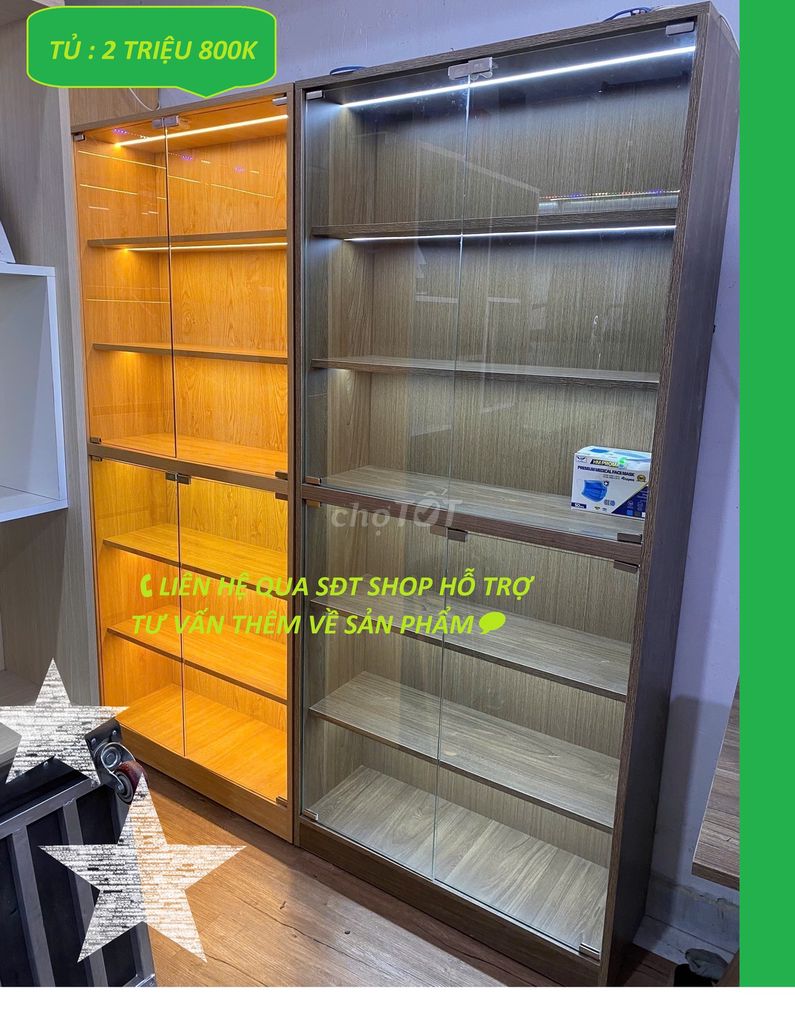 TỦ TRƯNG BÀY 6 TẦNG 80X180X30CM VÁN MDF KÍNH NHẤN. Mua bán Tủ, kệ gia đình tại Quận Gò Vấp Tp Hồ Chí Minh được đăng bởi XƯỞNG THI CÔNG NỘI THẤT TẠI TPHCM hình 1