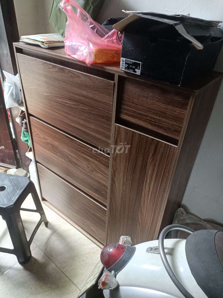 Thanh lý tủ giày gỗ ép . Mua bán Tủ, kệ gia đình tại Quận Long Biên Hà Nội được đăng bởi Vũ Minh Thái hình 1