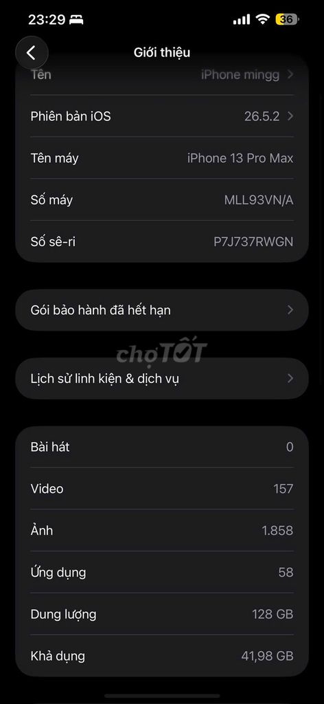 Apple iPhone 13 Pro Max 128GB Xanh dương. Mua bán Điện thoại tại Quận Hai Bà Trưng Hà Nội được đăng bởi Minh Hoàng hình 1