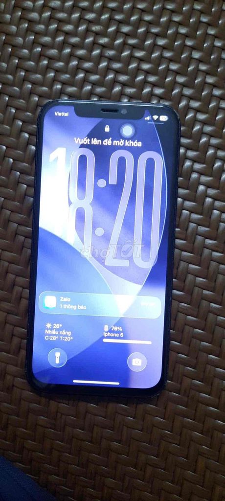 iPhone 12 64GB Đen Quốc tế. Mua bán Điện thoại tại Huyện Quốc Oai Hà Nội được đăng bởi Bùi Việt Hùng hình 1