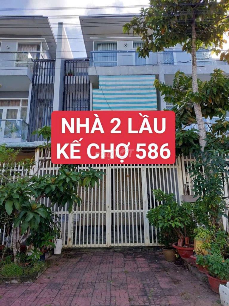 NHÀ 1 TRỆT 2 LẦU KẾ CHỢ KDC 586 CÁI RĂNG 4 PHÒNG NGỦ