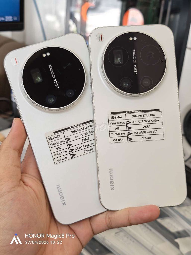 MI 17 ULTRA 512/1TB CHÍNH HÃNG & NỘI ĐỊA. Mua bán Điện thoại tại Quận Ninh Kiều Cần Thơ được đăng bởi Zelda Phone hình 1