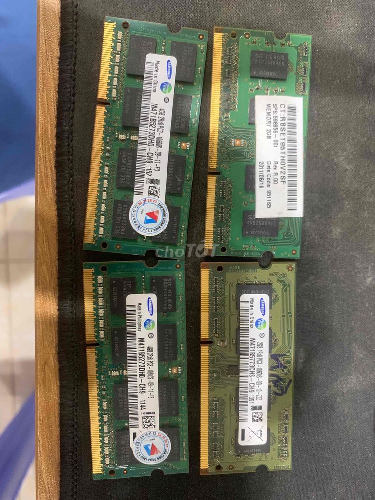 RAM laptop 4GB DDR3, 2GB DDR3. Mua bán Linh kiện (RAM, Card...) tại Huyện Hoài Đức Hà Nội được đăng bởi Hao Dinh hình 1