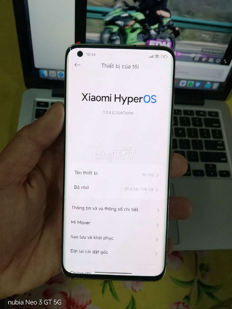 Xiaomi Mi 10S 128GB Trắng 98%. Mua bán Điện thoại tại Thành phố Bến Tre Bến Tre được đăng bởi bảo hình 1