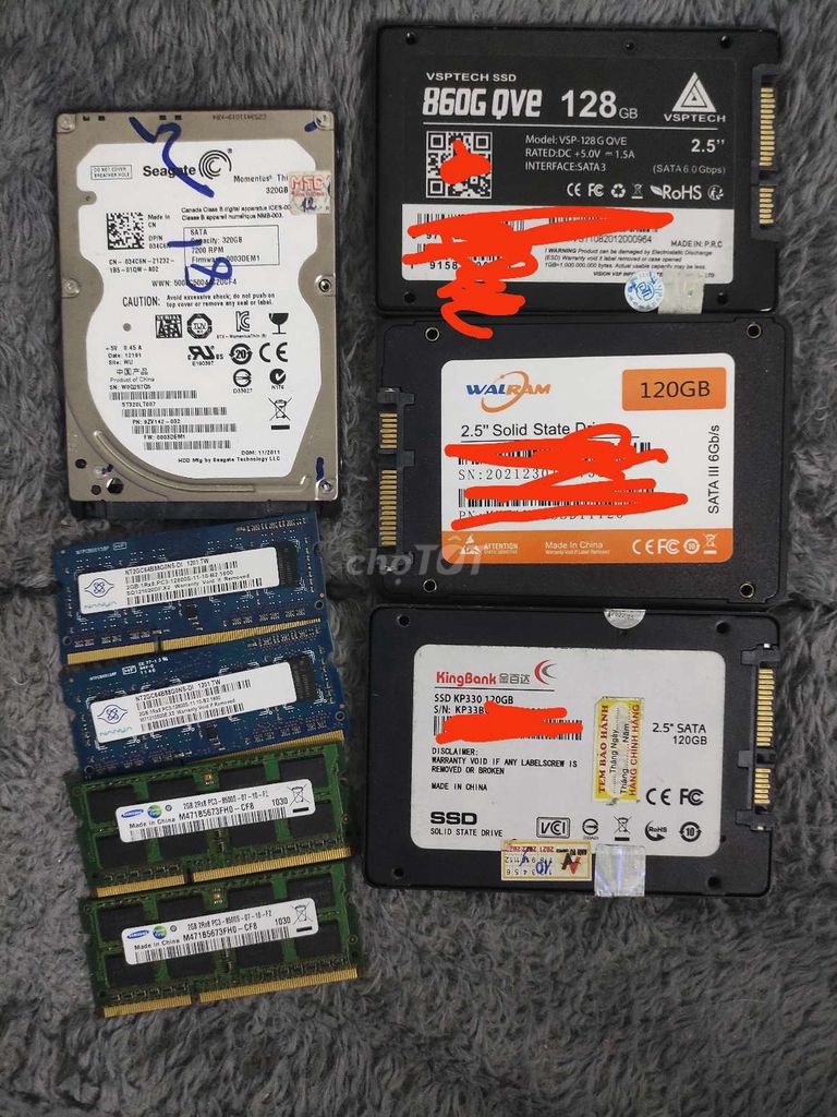 Ổ cứng SSD VSPTECH 860G QVE 128GB. Mua bán Linh kiện (RAM, Card...) tại Quận 8 Tp Hồ Chí Minh được đăng bởi mr xì dầu hình 1