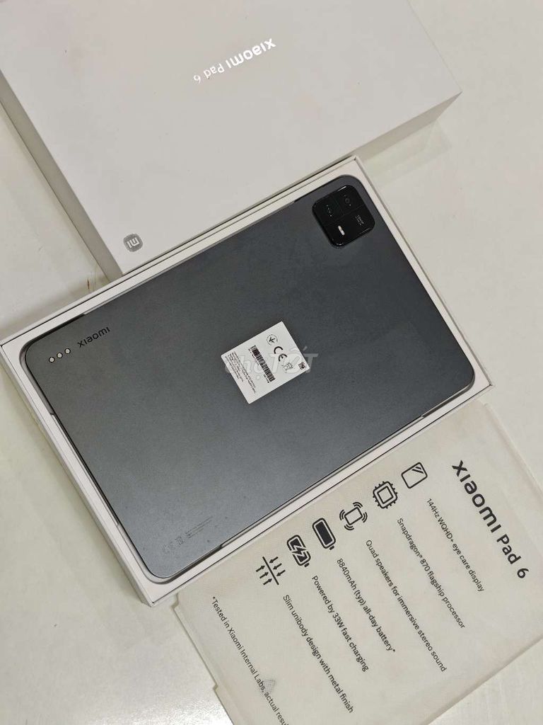 Xiaomi Pad 6 8GB/256GB Xám. Mua bán Máy tính bảng tại Quận Thanh Khê Đà Nẵng được đăng bởi Lãm 4k Mobile  hình 1