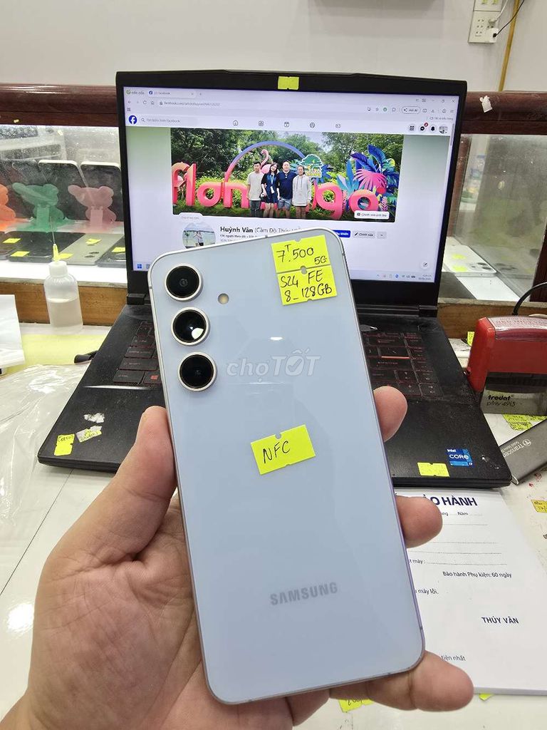 Samsung S24 FE 5G 128GB. Mua bán Điện thoại tại Thành phố Long Xuyên An Giang được đăng bởi Facebook Cầm Đồ Thúy Vân hình 1