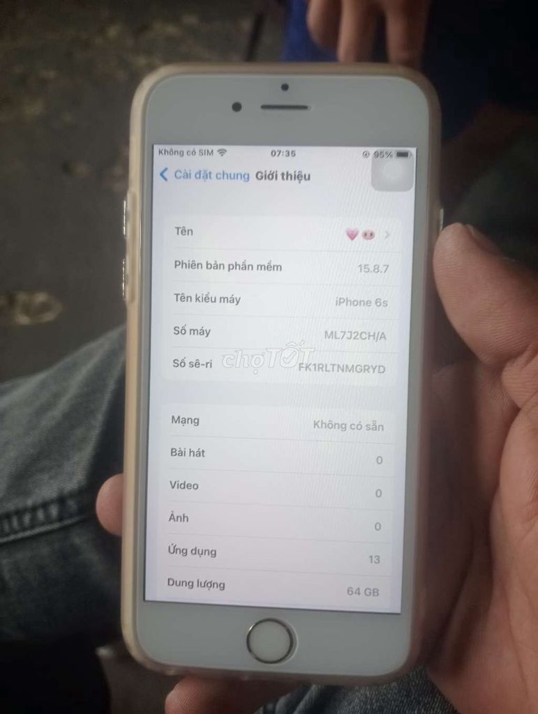 Apple iPhone 6s 64GB Vàng. Mua bán Điện thoại tại Thành phố Nam Định Nam Định được đăng bởi Dien Pham hình 1